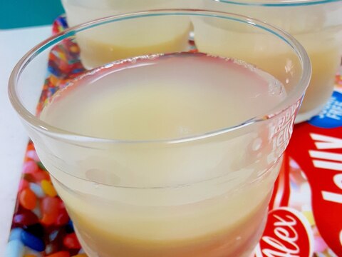 子供が喜ぶ(^^)桃缶のシンプルゼリー♪